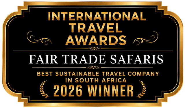 Fair Trade Safaris — 2026 International Travel Awards winner for Best Sustainable Travel Company in South Africa