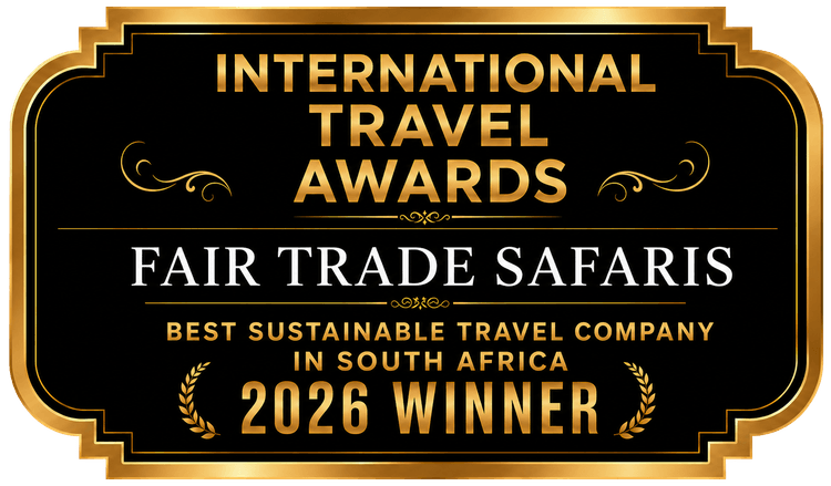 Fair Trade Safaris — 2026 International Travel Awards winner for Best Sustainable Travel Company in South Africa