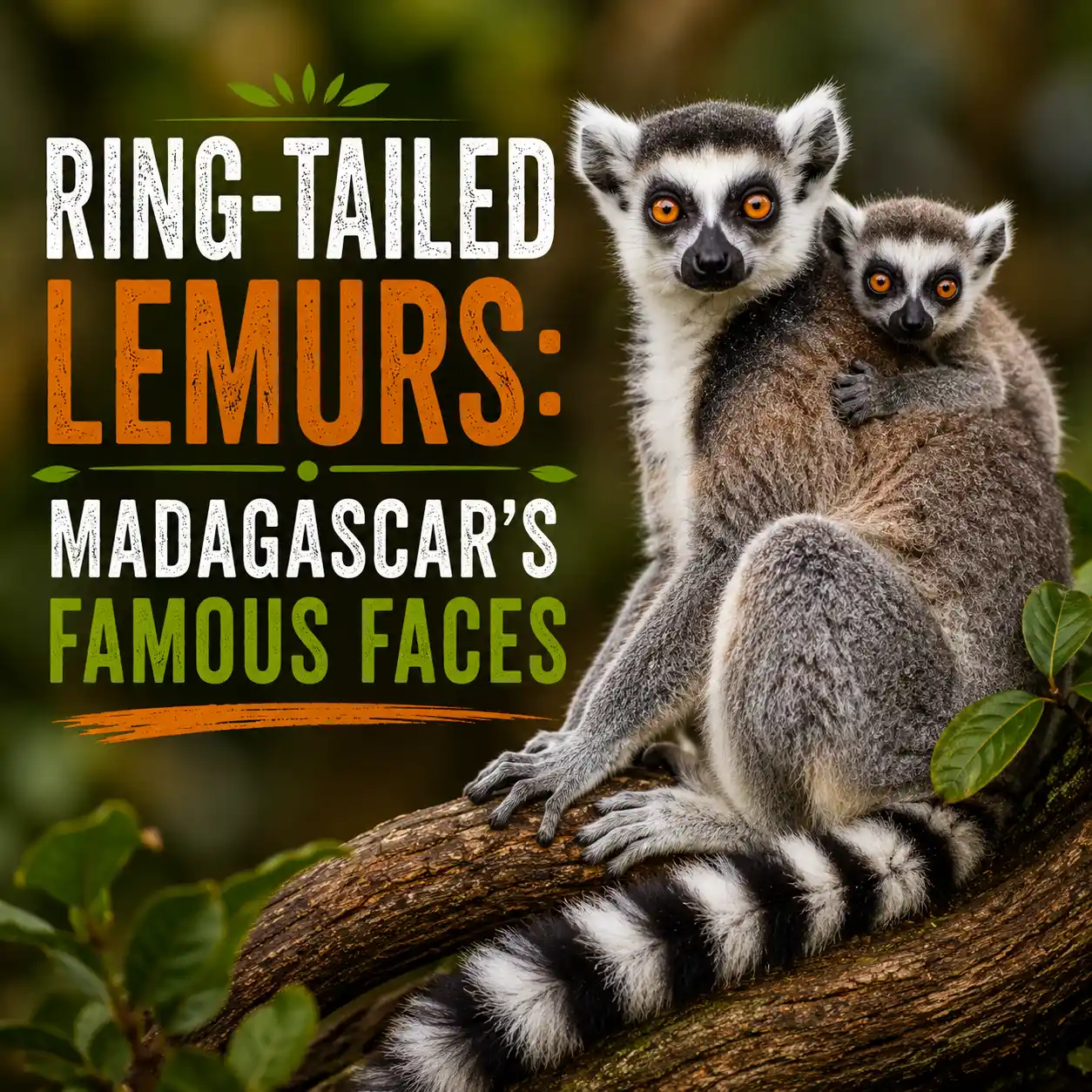 Ring-Tailed Lemurs: Madagascar’s Famous Faces