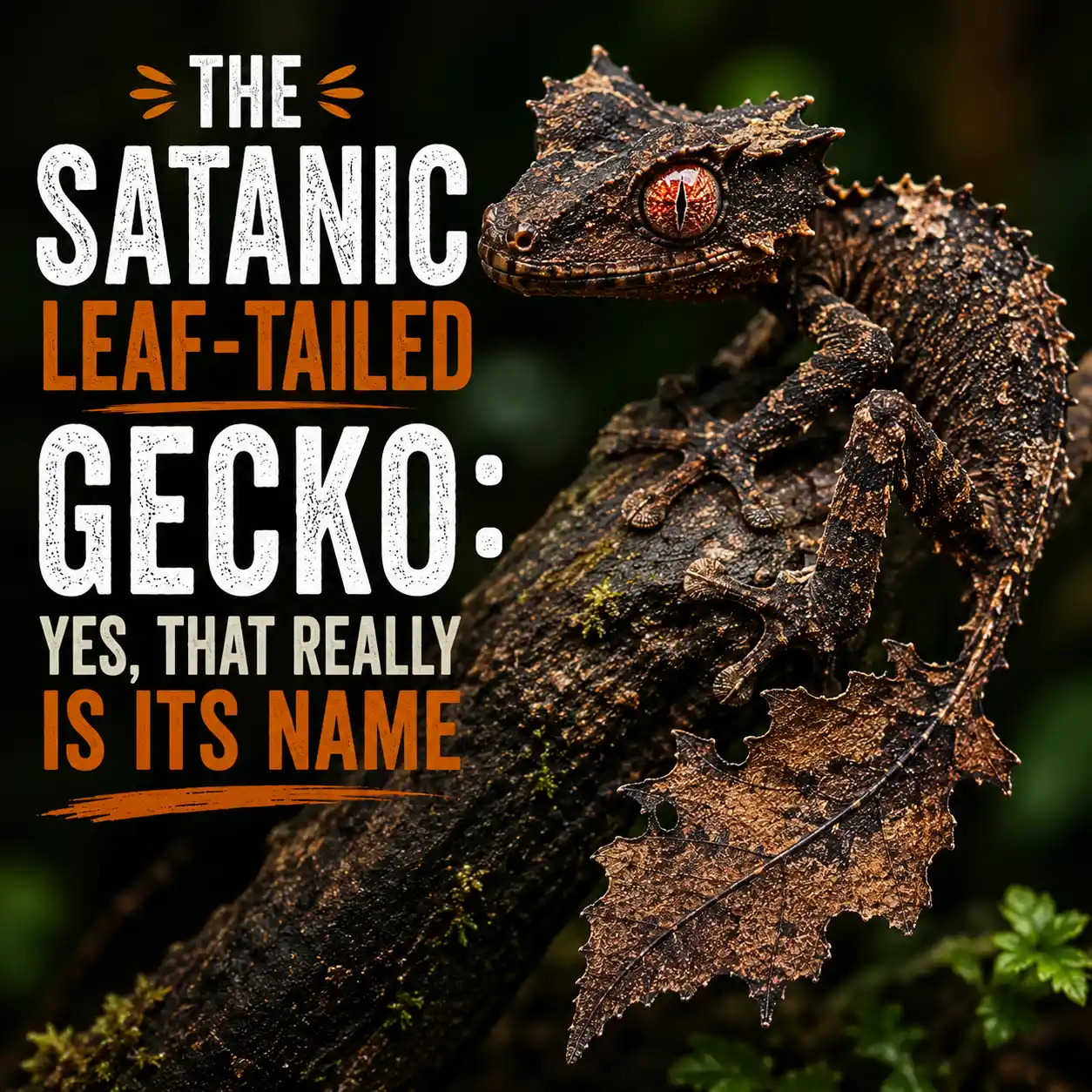 The Satanic Leaf-Tailed Gecko: Yes, That Really Is Its Name