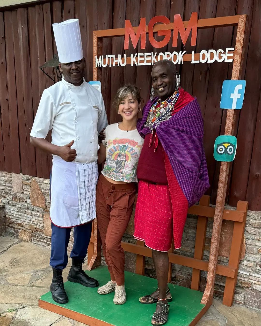 The Chef and a local